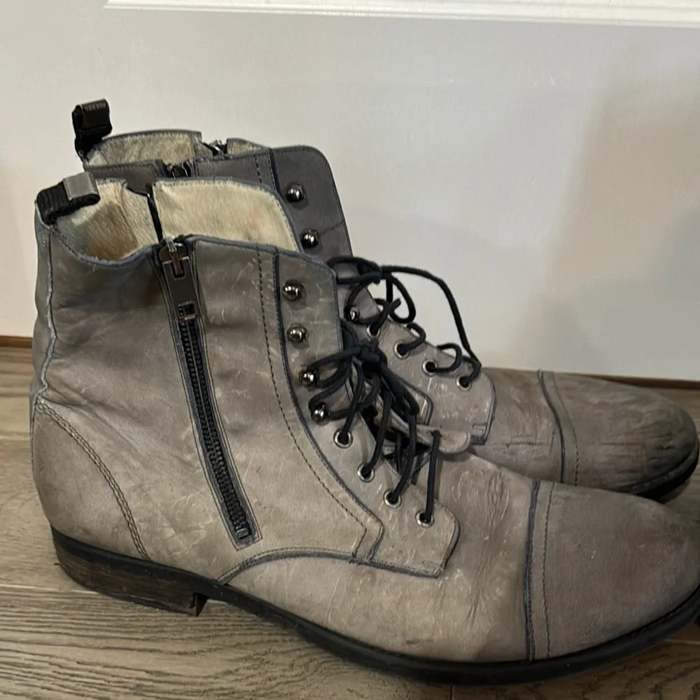 Lot of 3 size 13 diesel Men's Leather Boots - Picture 4 of 4